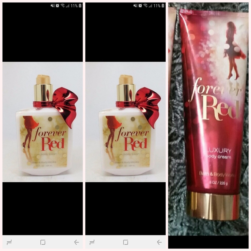 Bath and body works forever red